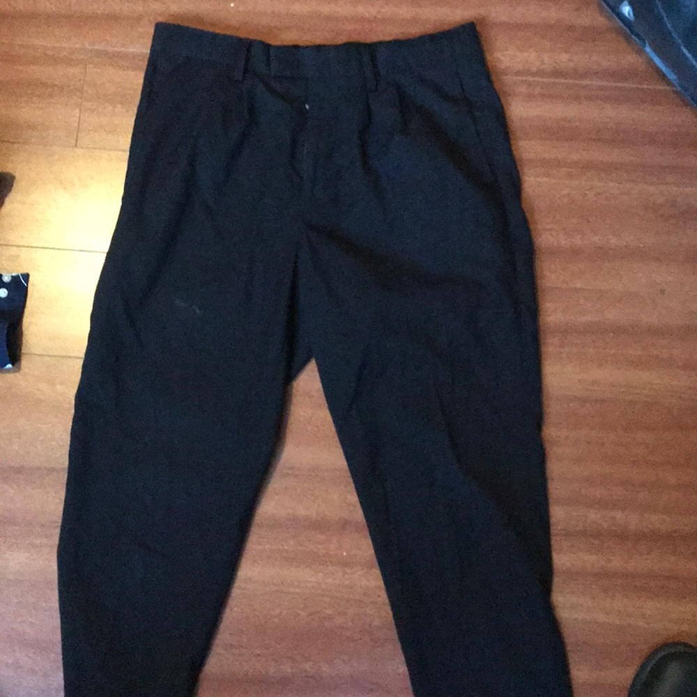 MENS skinny fit Black slacks 30
